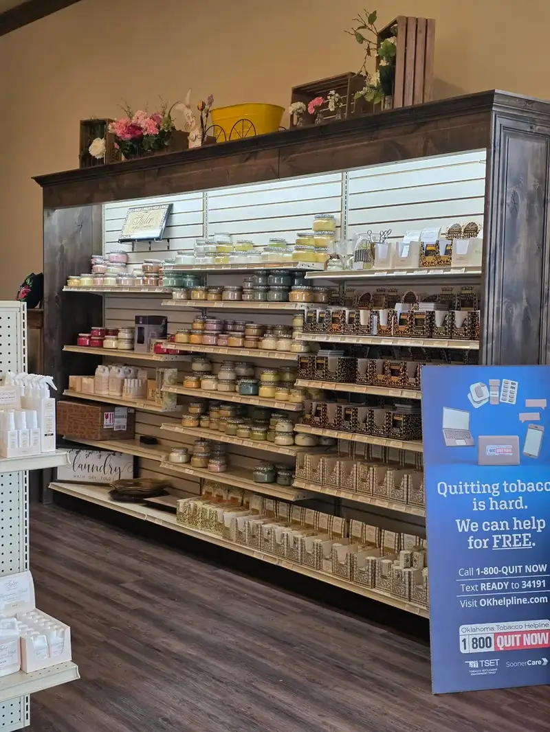 Seasonal gift display at Perkins Drug